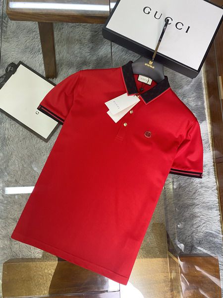 gucci polo衫 2021新款 古馳翻領短袖polo衫 MG0323款