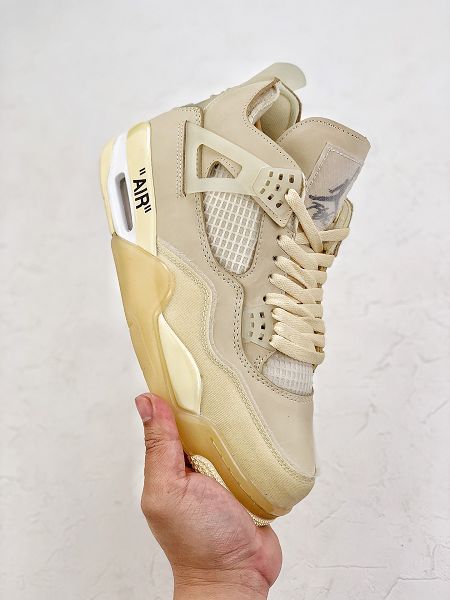 Off-White™ x Nike Air Jordan 4 Retro 重磅聯名 2024全新男女款籃球鞋