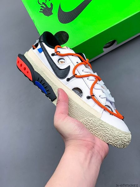 Off-White x Nike Blazer Low 2022新款 開拓者異型解構系列男女款運動板鞋