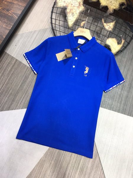 burberry polo衫 2021新款 巴寶莉高品質翻領短袖polo衫 MG0519款