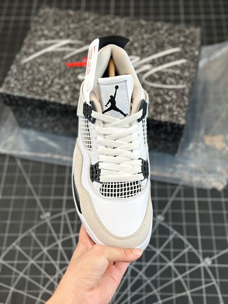 Air Jordan 4 Retro 喬丹4代系列 2023全新男女款低幫小白水泥文化運動籃球鞋