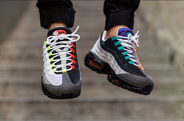 nike air max 95 og qs 2022新款 復古緩震全掌氣墊男女生慢跑鞋