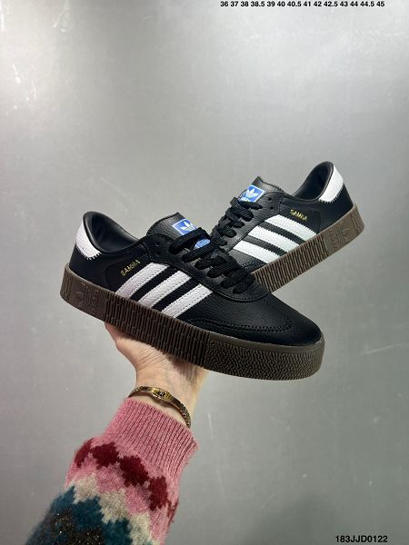 Adidas Originals Samba Rose W 三葉草桑巴系列 2024全新女款鬆糕百搭經典板鞋