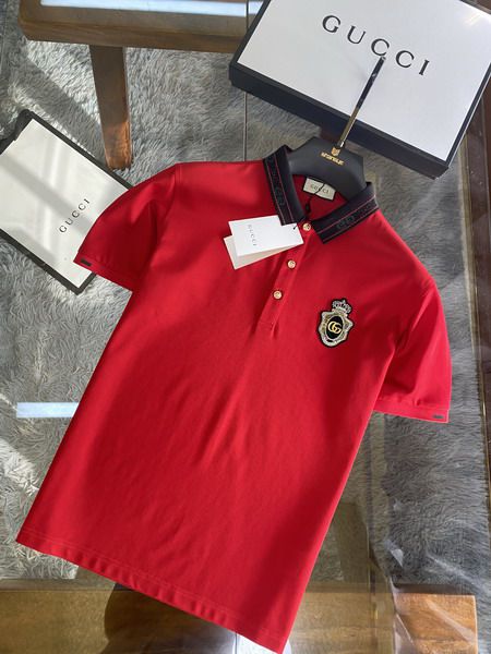 gucci polo衫 2021新款 古馳翻領短袖polo衫 MG0319款