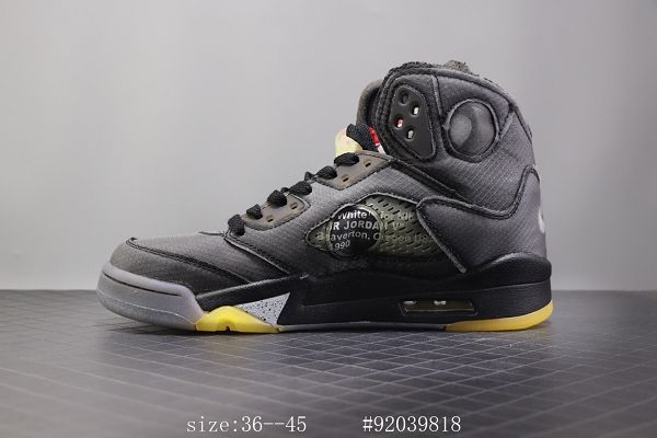 Off White x Nike Air Jordan 5 2020新款 OW聯名AJ5男女生籃球鞋