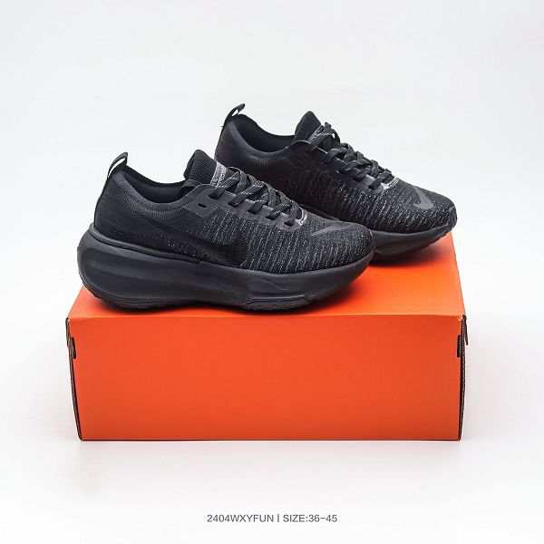 Nike ZoomX Invincible Run Flyknit 3 不可戰勝3代系列 輕量飛織低幫慢跑鞋 2024新款情侶鞋