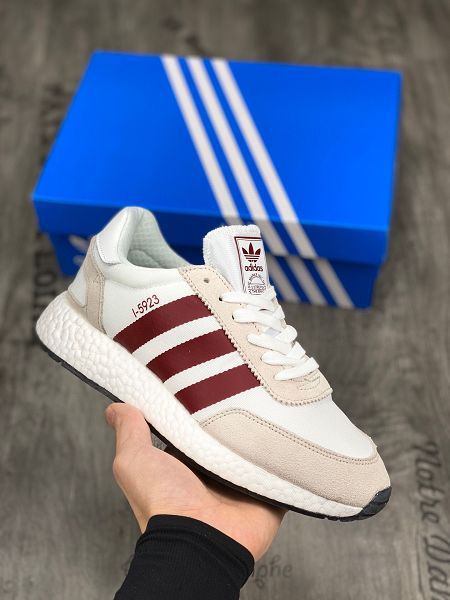 Adidas L-5923 2021新款 三葉草時尚休閒情侶款慢跑鞋 帶半碼