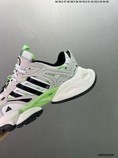 Adidas XLG RUNNER DELUXE 系列 2024新款男女生低幫老爹風增高復古中性休閒運動慢跑鞋