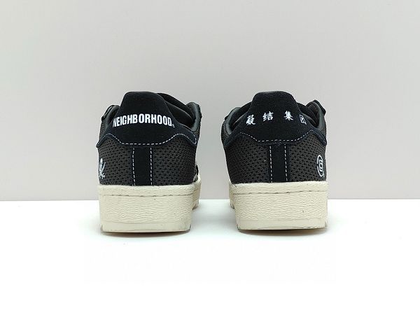 聯名款NBHD CLOT ADIDAS SUPERSTAR BY EDISON 2024最新男女鞋 陳冠希黑呼吸板鞋