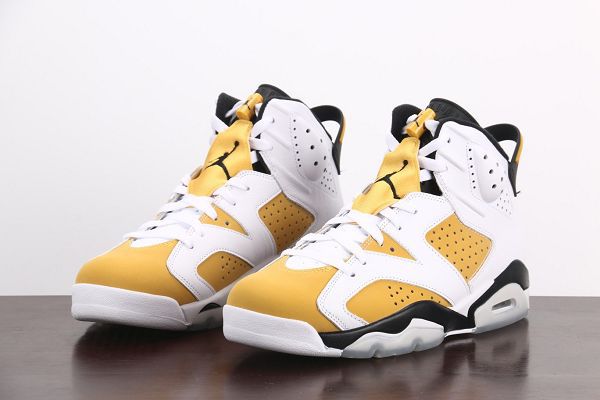 Air Jordan 6 Yellow Ochre 2024全新男女款白黃奧利奧籃球鞋