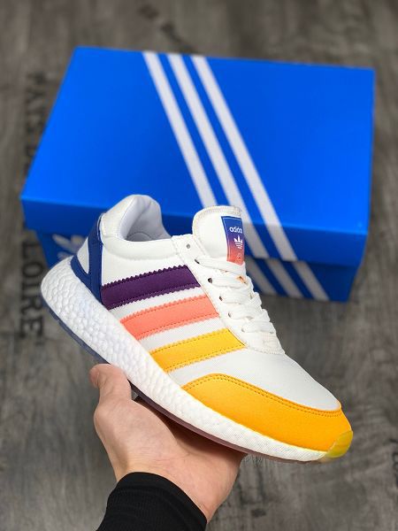 Adidas L-5923 2021新款 三葉草時尚休閒情侶款慢跑鞋 帶半碼