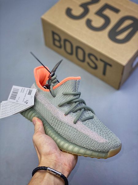 Adidas Yeezy Boost 350 V2 2021新款 真爆滿天星椰子情侶款慢跑鞋