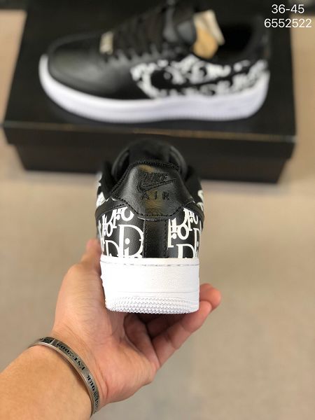 Nike Air Force 1 07 2020新款 串標空軍一號低幫情侶款休閒運動板鞋