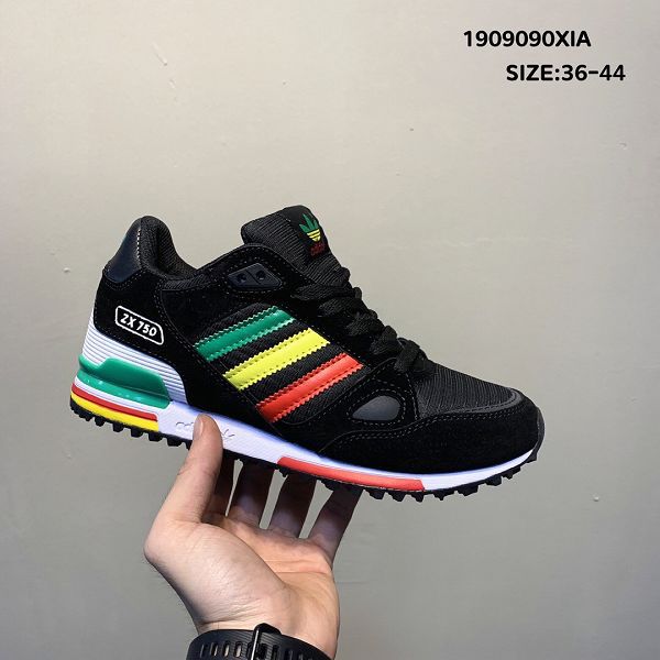 adidas originals zx750 2019新款 三葉草復古情侶款休閒慢跑鞋