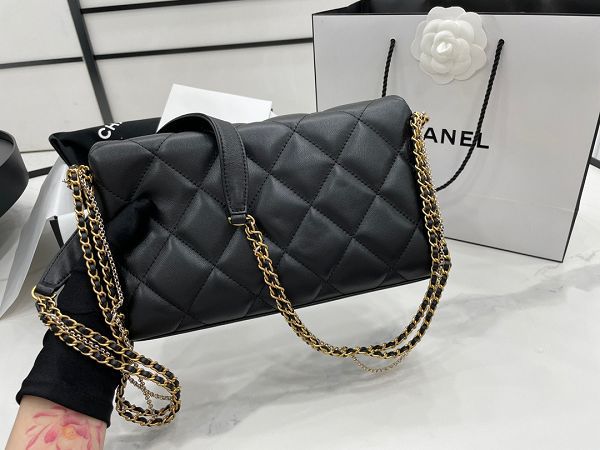 chanel包包 香奈兒2022新款手提包 DSAS2563羊皮單肩斜挎包