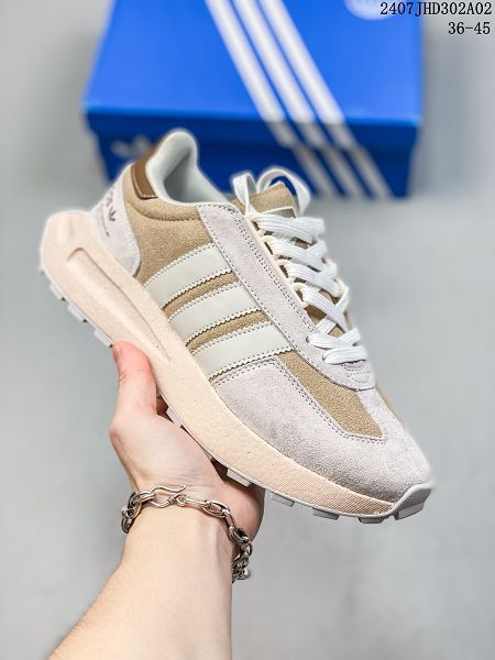 Adidas Originals Retropy Boost E5 復古賽車原型一代系列 2024新款男女生爆米花緩震休閒運動慢跑鞋