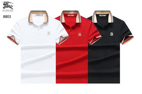 burberry polo衫 2021新款 巴寶莉翻領短袖polo衫 MG8803款