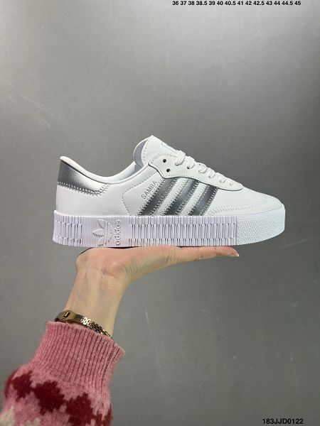 Adidas Originals Samba Rose W 三葉草桑巴系列 2024全新女款鬆糕百搭經典板鞋