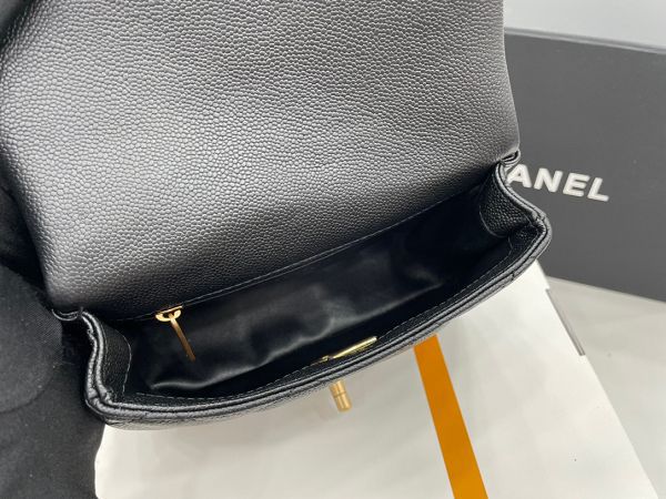 chanel包包 香奈兒2023新款手提包 DSAS3829中號金球愛心款單肩斜挎包