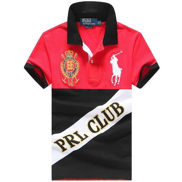 polo raphael lauren衣服 2016夏季纯棉新款 295款logo刺绣大马拼色