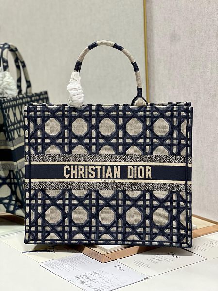 Dior包包 迪奧2023新款手提包 DS1286大號book tote 購物袋單肩包