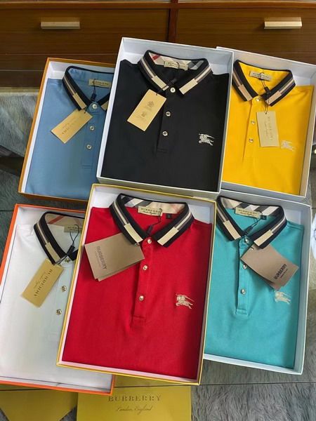 burberry polo衫 2021新款 巴寶莉翻領短袖polo衫 MG0328款