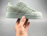 Adidas Superstar XLG 改良貝殼頭厚底系列 女款低幫增高百搭休閒運動板鞋