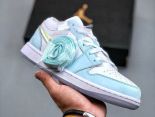 Air Jordan 1 Low 2024最新情侶款海藍色運動鞋