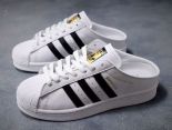 Adidas Originals Superstar Mule 2020新款 50週年三葉草貝殼頭男女生休閒半拖板鞋